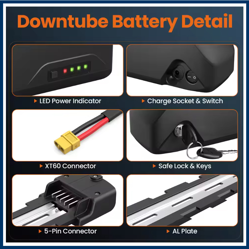 Electric bicycle 36v 48v 52v 2 - Electric Bicycle Battery 72V 30Ah review and price