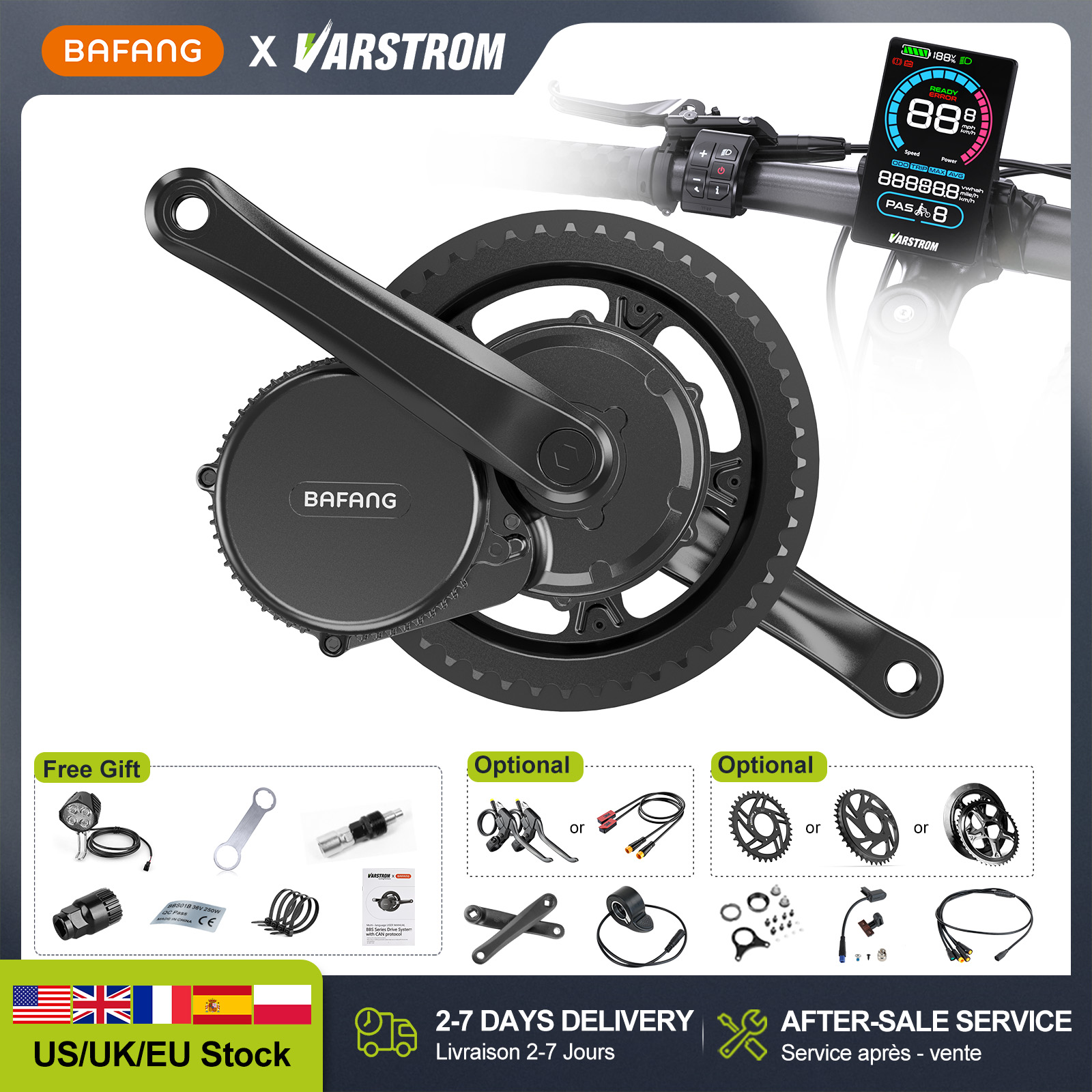 [US Stock] BAFANG 48V 500W 750 - Bafang Bbshd 1000W Conversion Kit review and price