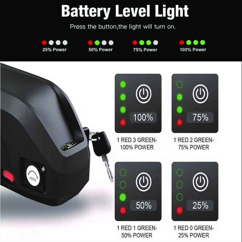 36V 48v 52v Electric Bicycle H - Ebike Battery 48V 20Ah Hailong review and price