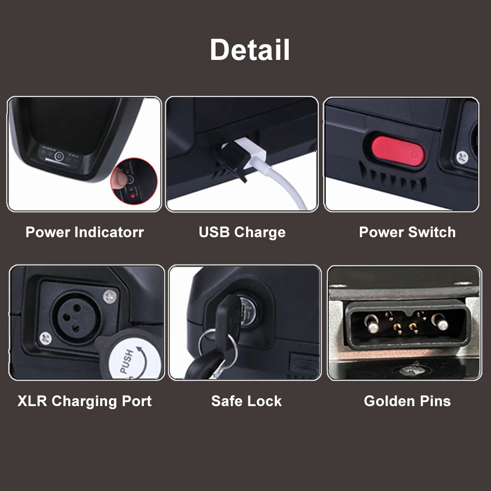 Hailong 36 52 60 72v 48v 20ah  - Ebike Battery 48V 20Ah Hailong review and price
