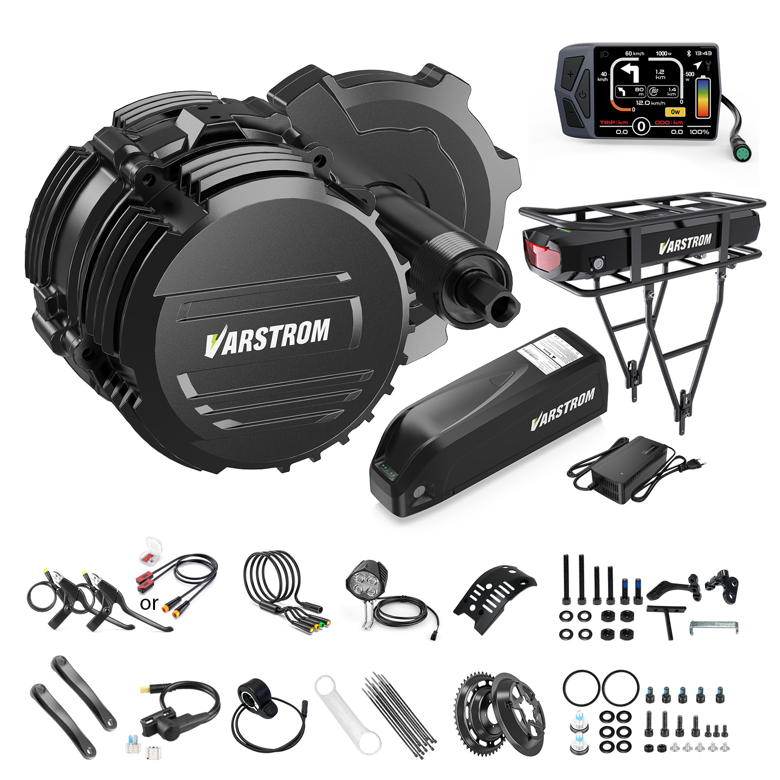 [US STOCK] Varstrom 48V500W 75 - Tongsheng Tsdz2B Mid Drive Motor review and price